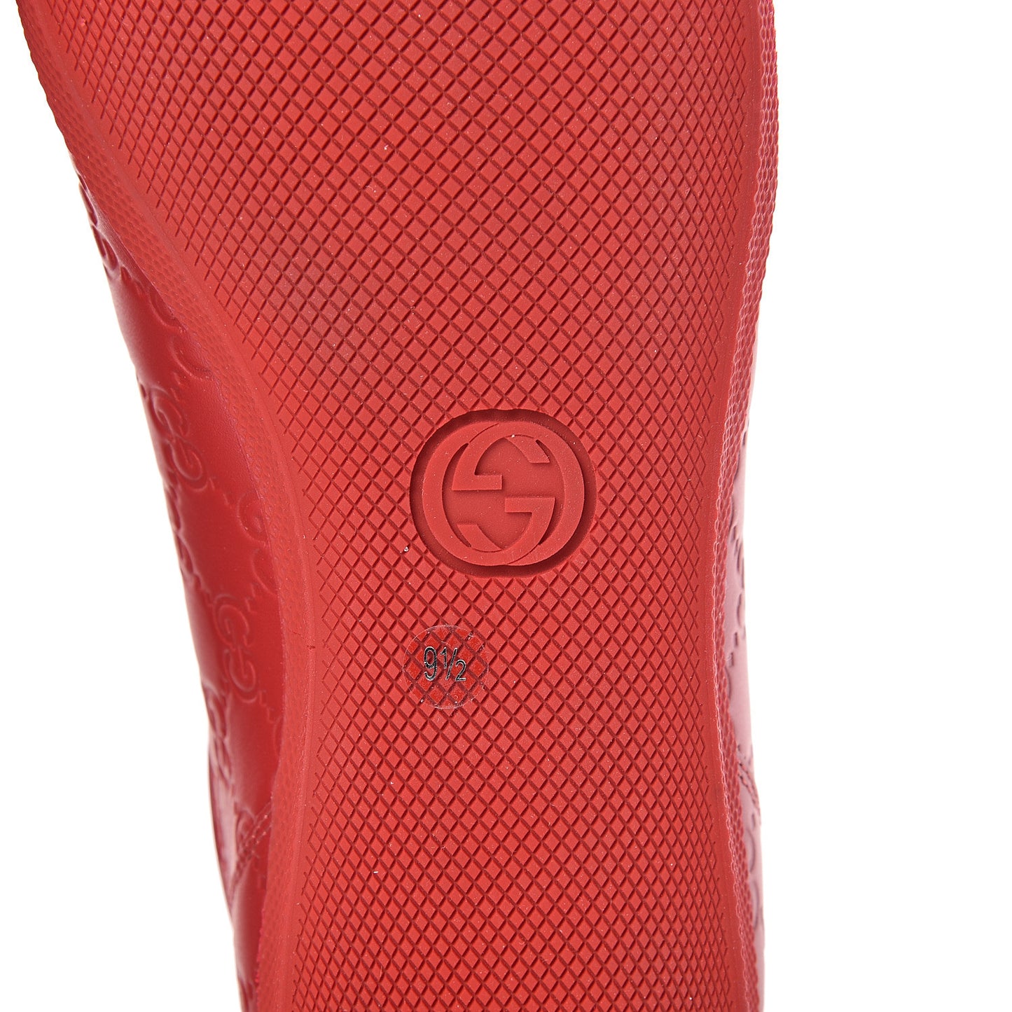 Guccissima Mens High Top Sneakers 9.5 Rosso