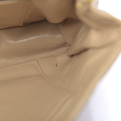 Chanel Lambskin Quilted Jumbo Single Flap Beige 6 of 27