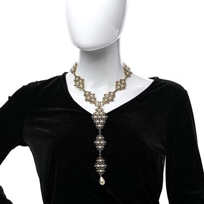 Chanel Pearl Monte-Carlo Nights CC Pendant Necklace Gold 2 of 7