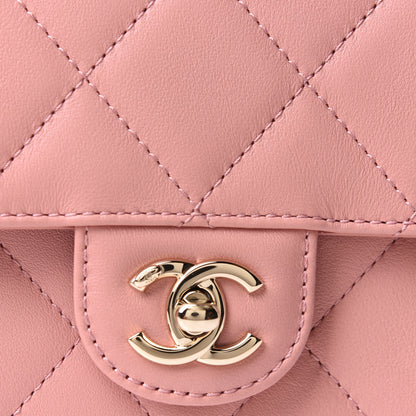 Chanel Calfskin Quilted Coco Lady Flap Dark Pink 8 of 11