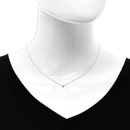 Cartier 18K Pink Gold Diamond XS D'Amour Pendant Necklace 2 of 5