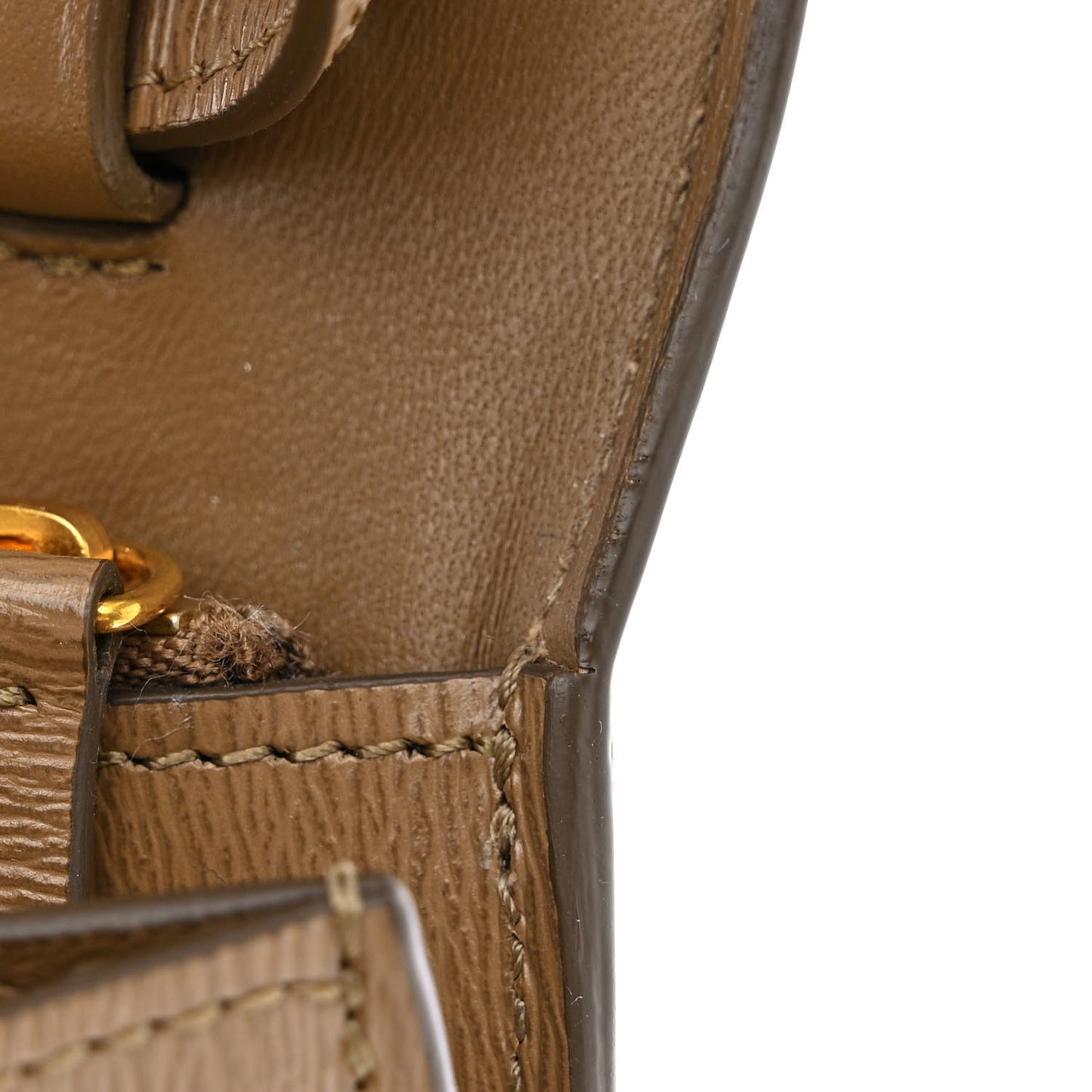 Liege Calfskin Medium Classic Box Flap Bag Taupe