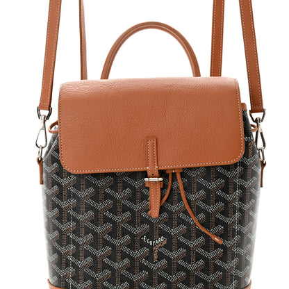 Goyard Goyardine Calfskin Mini Alpin Backpack Black Gold 7 of 12