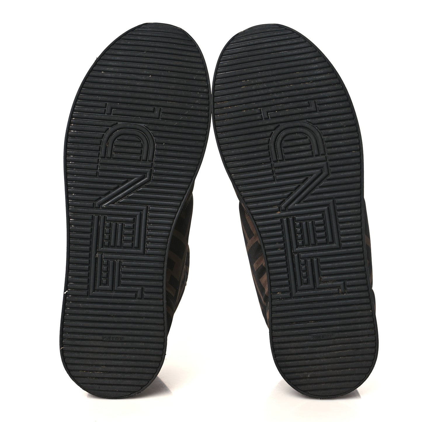 Nylon FF Reloaded High Top Sneakers 39.5 Tobacco Black
