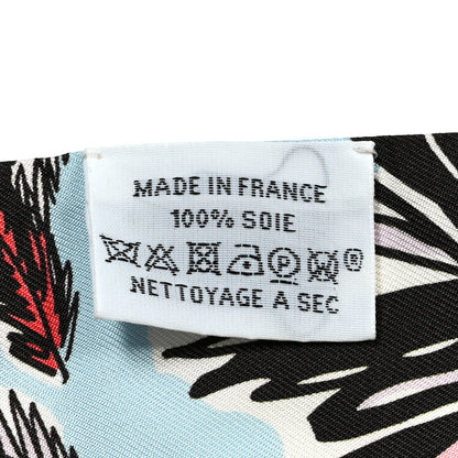 Hermes Silk Twilly Rayures d'Ete Jaune Bleu Orange 3 of 4
