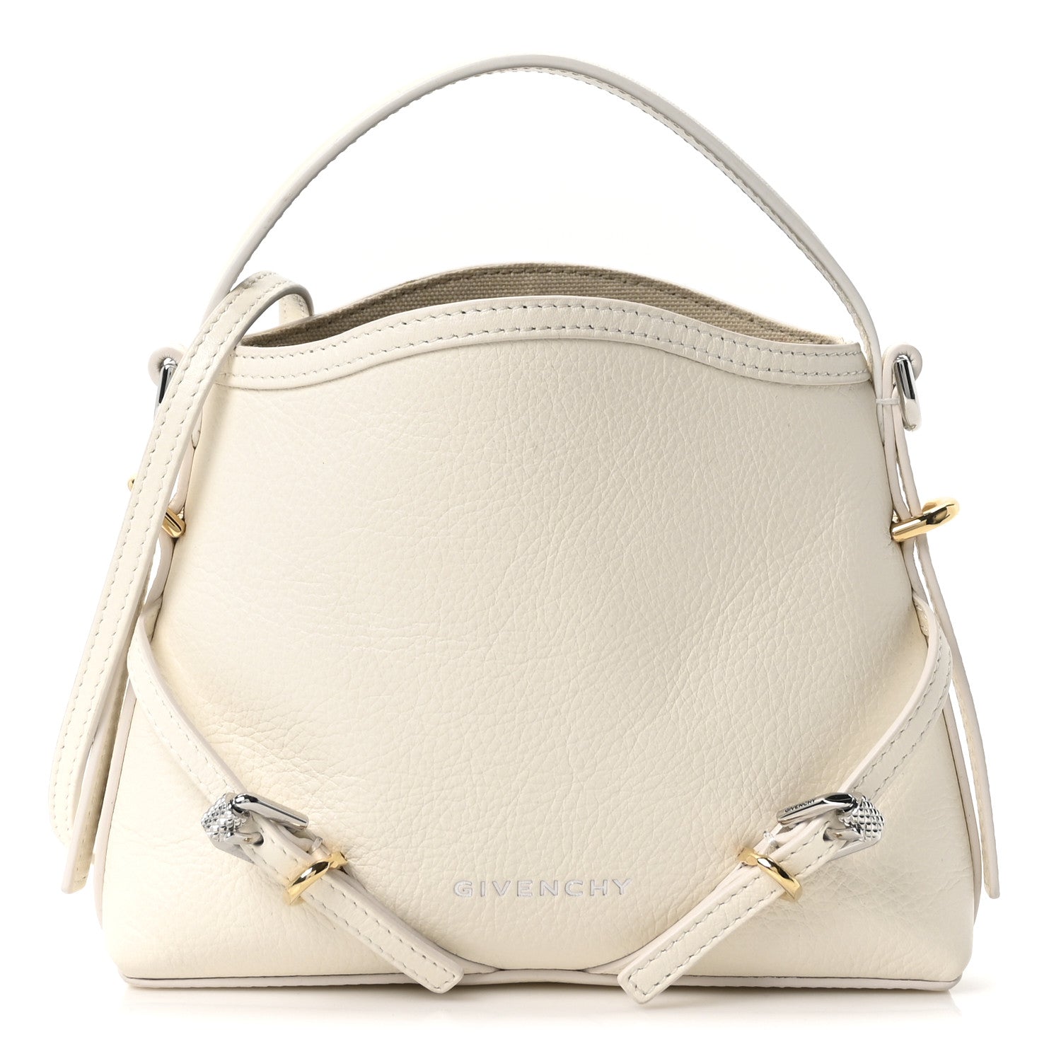 Givenchy Calfskin Nano Voyou Bag White 1 of 10