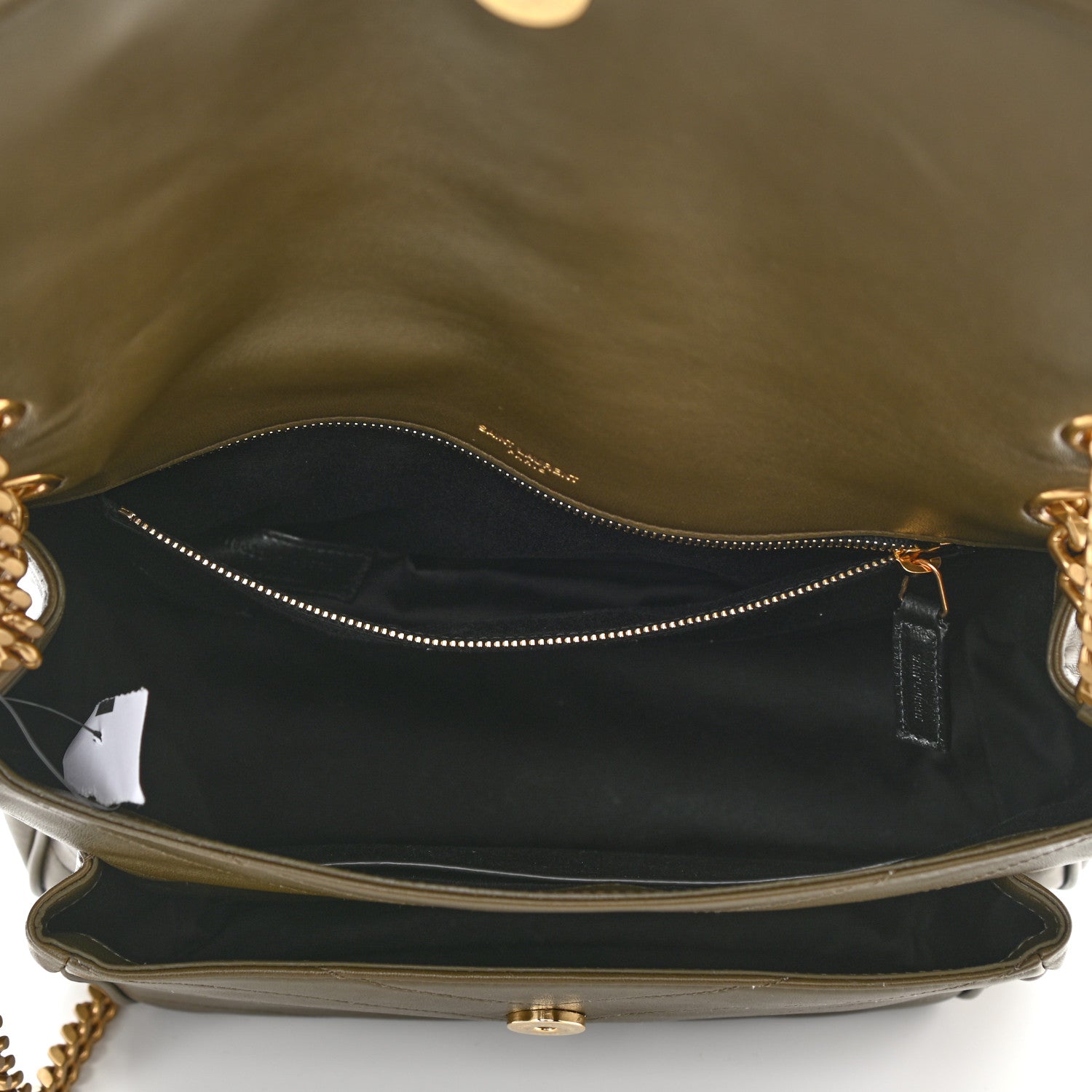 Saint Laurent Lambskin Matelasse Monogram Medium Niki Chain Satchel Seaweed 5 of 9