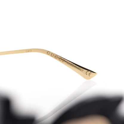 Gucci Acetate Square Frame Wing Sunglasses GG0535S Black 5 of 9