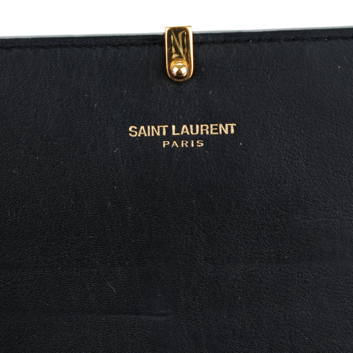 Calfskin Classic Y Ligne Wallet Black