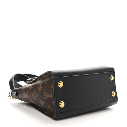 Louis Vuitton Calfskin Monogram On My Side PM Black 4 of 9
