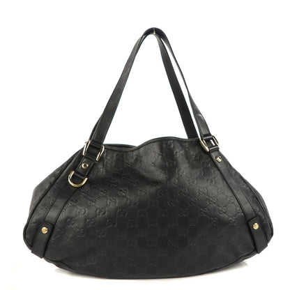 Gucci Guccissima Medium Abbey Shoulder Bag Black 1 of 7