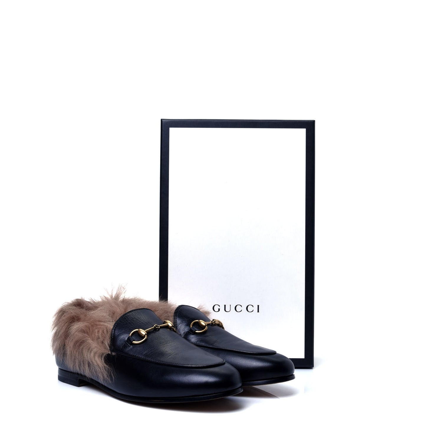 Malaga Kid Fur Womens Jordaan Loafers 38 Black Natural