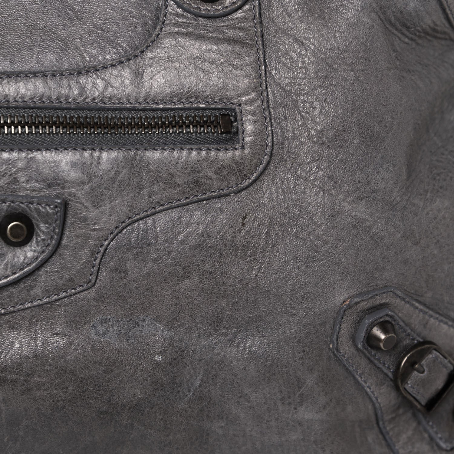 Balenciaga Chevre Classic Hardware Work Gris Fonce 7 of 23