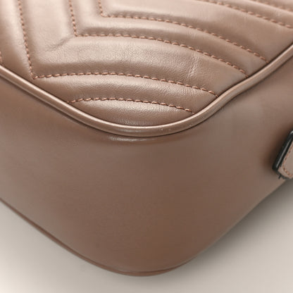 Gucci Calfskin Matelasse Small GG Marmont Chain Shoulder Bag Porcelain Rose 9 of 10