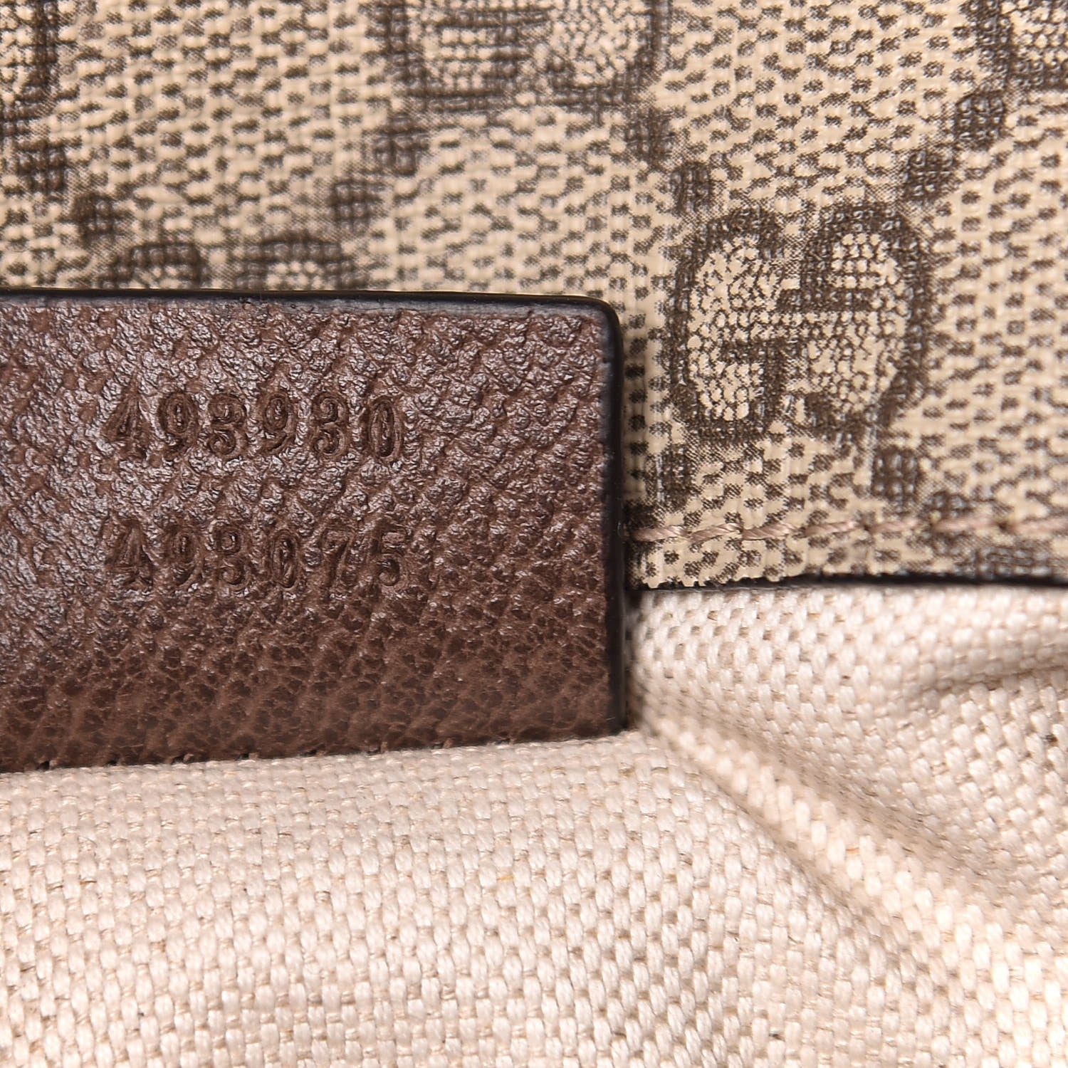 Gucci GG Supreme Monogram Neo Vintage Web Belt Bag Brown 9 of 10