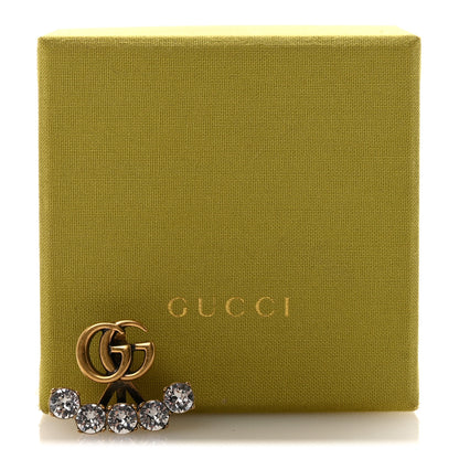 Gucci Crystal Single GG Earring Gold 5 of 5