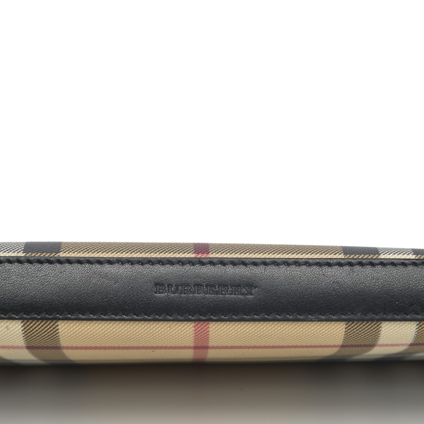 House Check Large Ziggy Zip Around Wallet Black