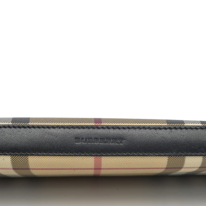 Burberry House Check Large Ziggy Zip Around Wallet Black 8 of 8