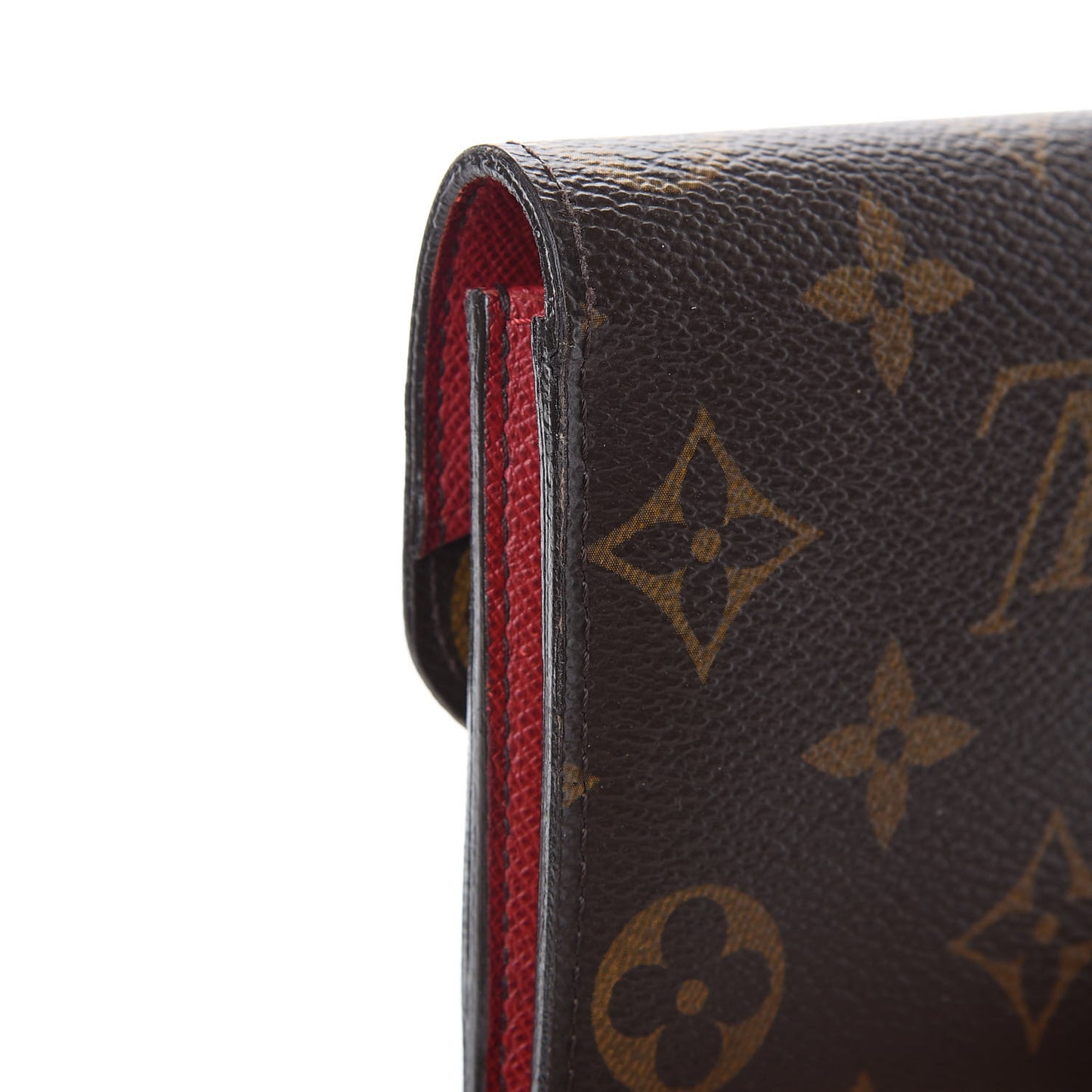 Monogram Emilie Wallet Red