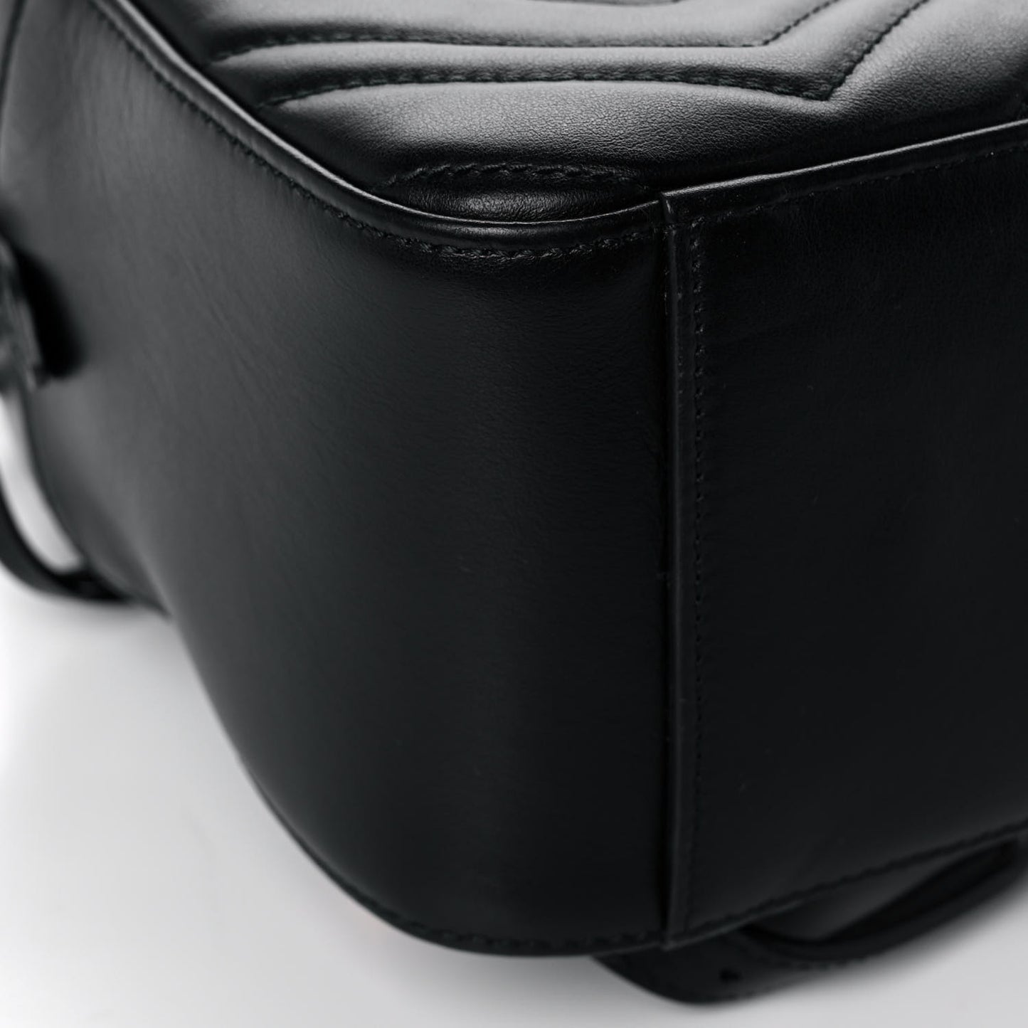 Calfskin Matelasse GG Marmont Dome Backpack Black