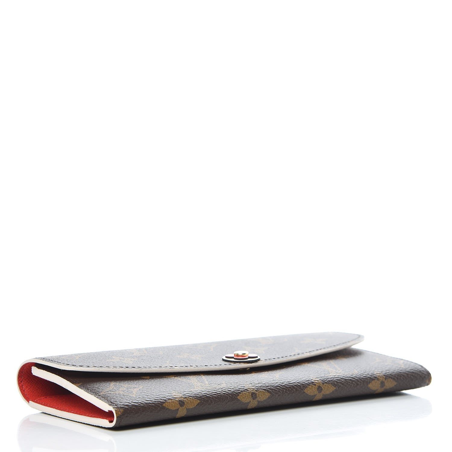 Louis Vuitton Monogram Bloom Flower Emilie Wallet Coquelicot 4 of 7