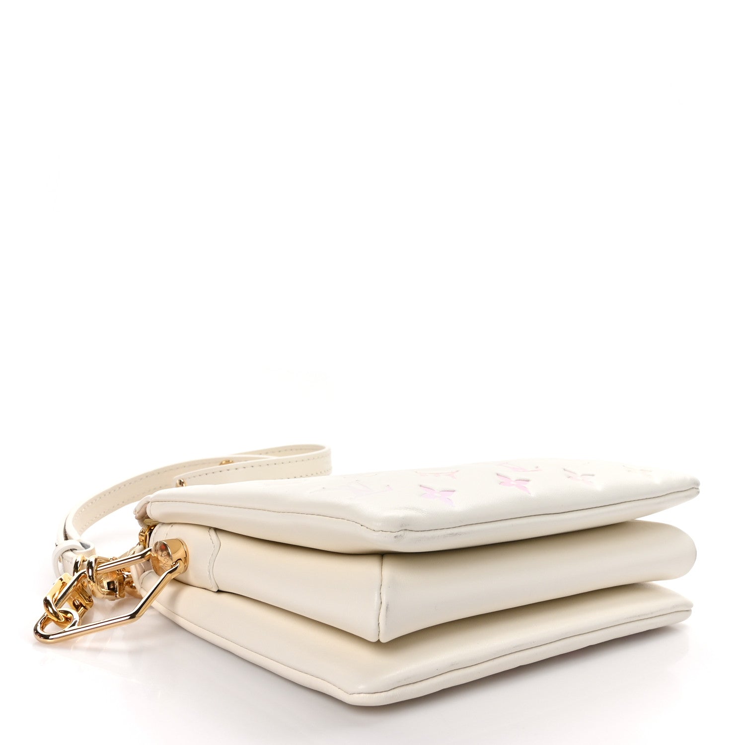 Louis Vuitton Lambskin Monogram Embossed Coussin BB Quartz Multicolor 4 of 10