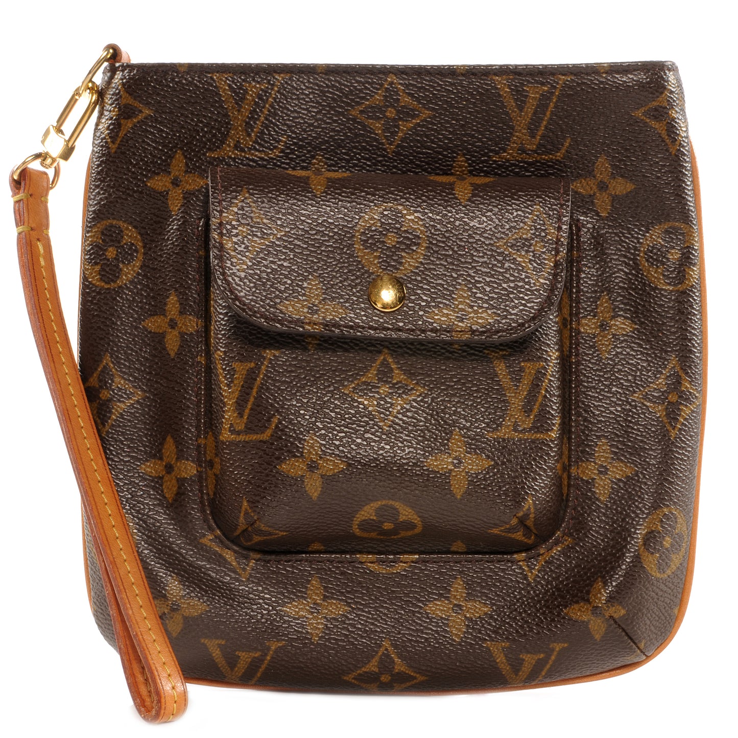 Monogram Partition Wristlet