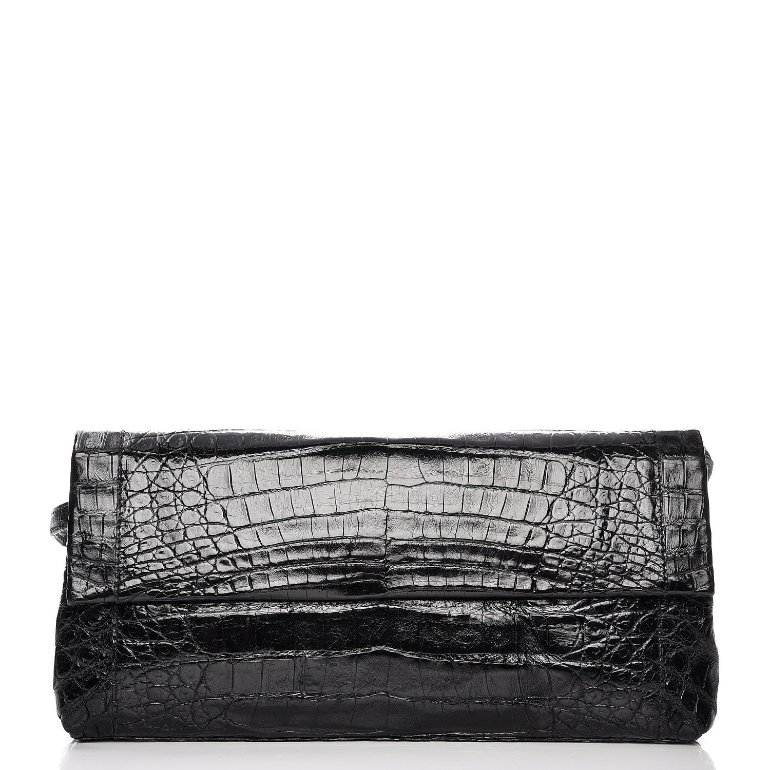 Nancy Gonzalez Crocodile Gotham Clutch Black 10 of 10