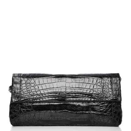 Nancy Gonzalez Crocodile Gotham Clutch Black 10 of 10