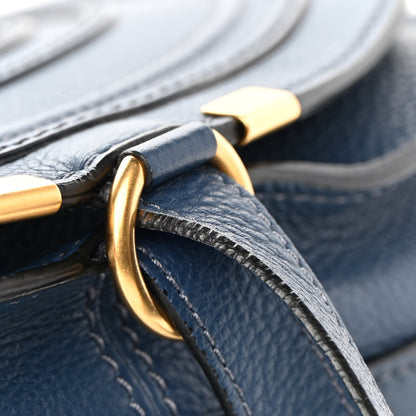 Chloe Calfskin Medium Marcie Round Crossbody Bag Royal Navy 14 of 14