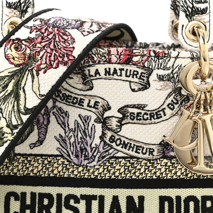 Christian Dior Canvas Embroidered Medium Lady D-Lite Multicolor 8 of 10