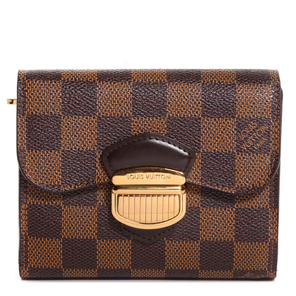 Louis Vuitton Damier Ebene Joey Wallet 1 of 7