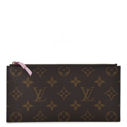 Louis Vuitton Monogram Felicie Chain Wallet Zippered Insert Fuchsia 1 of 7