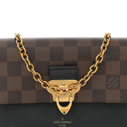 Louis Vuitton Damier Ebene Vavin Chain Wallet Black 7 of 13