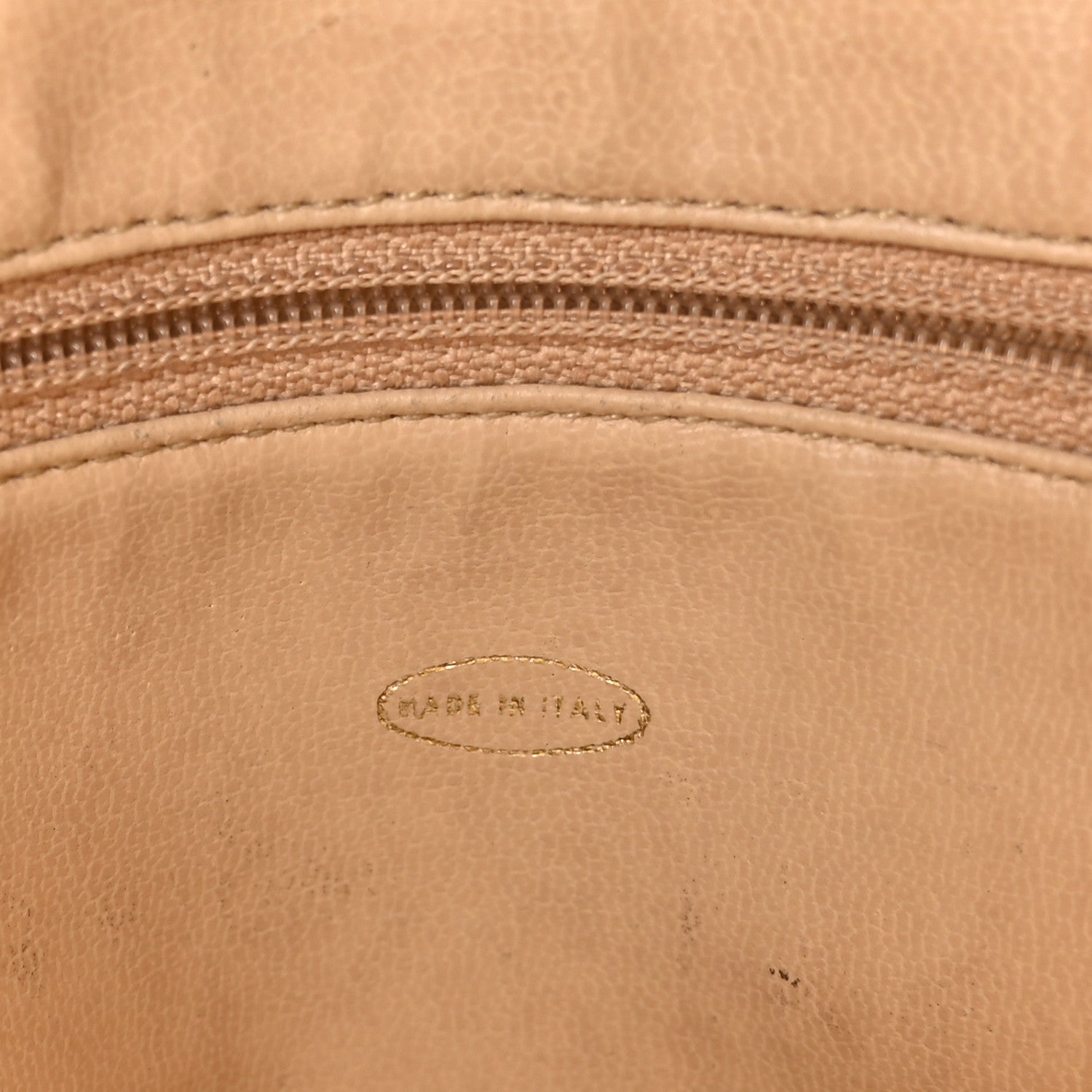 Chanel Caviar CC Shoulder Bag Beige 7 of 13