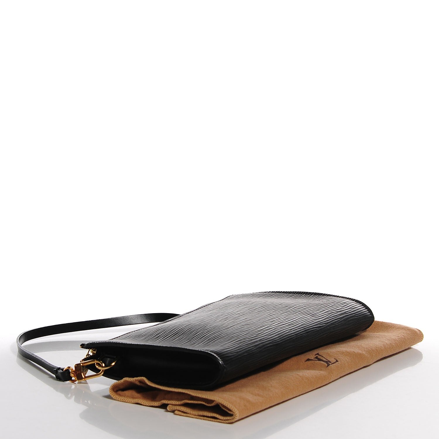 Louis Vuitton Epi Pochette Accessories 24 Black 4 of 7