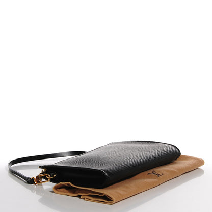 Louis Vuitton Epi Pochette Accessories 24 Black 4 of 7