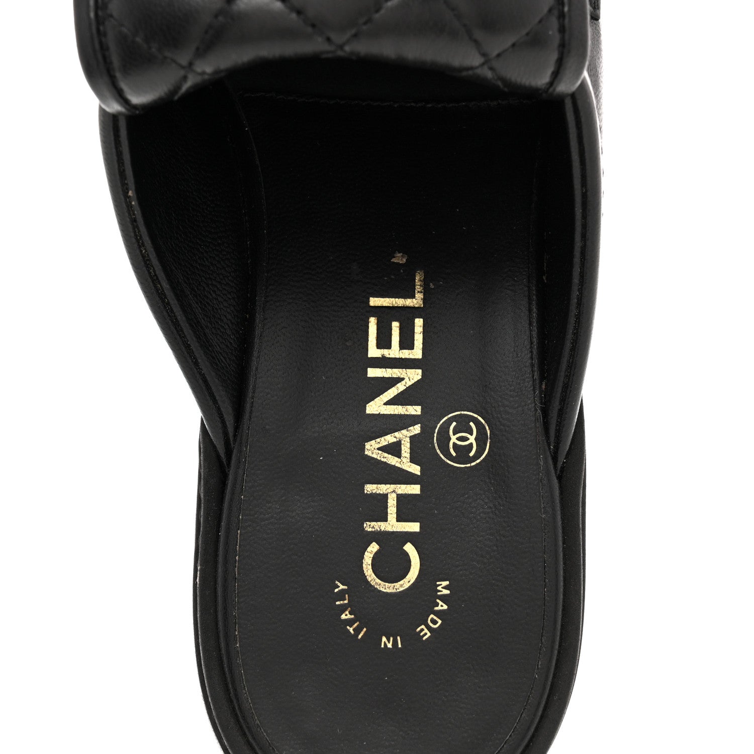 Chanel Lambskin Quilted CC Turnlock Mules 37 Black 7 of 11