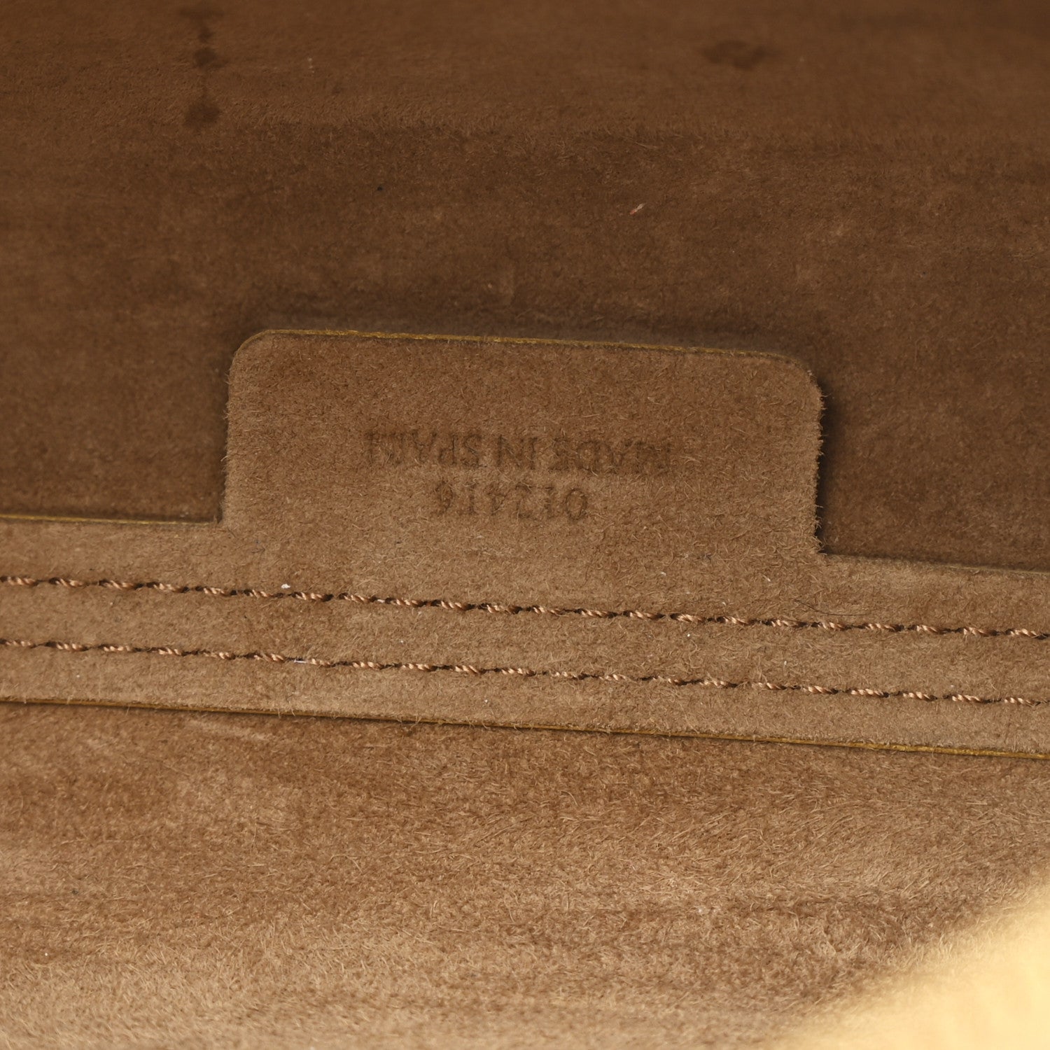 Loewe Shiny Calfskin Puzzle Fold Pouch Warm Desert 6 of 9