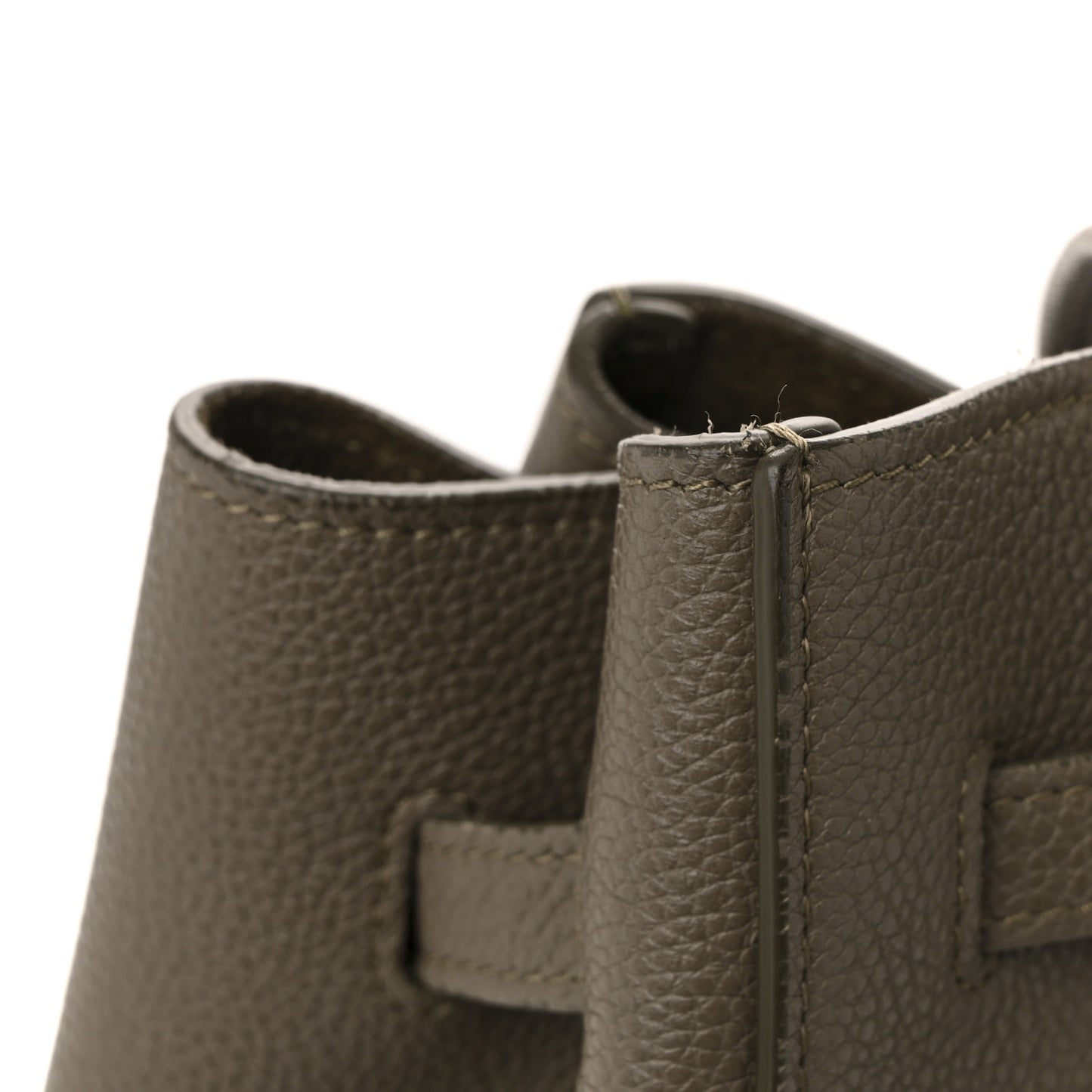 Soft Grained Calfskin Small Belt Cabas Phantom Taupe