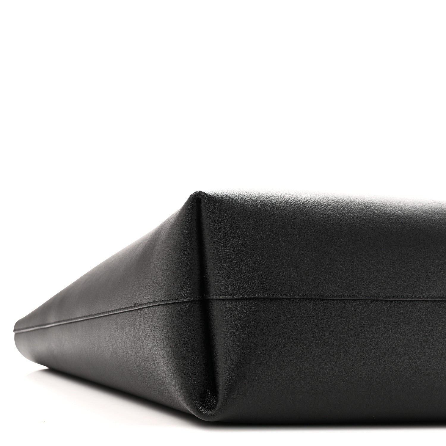 Saint Laurent Calfskin Large Shopping Tote Black 10 of 13