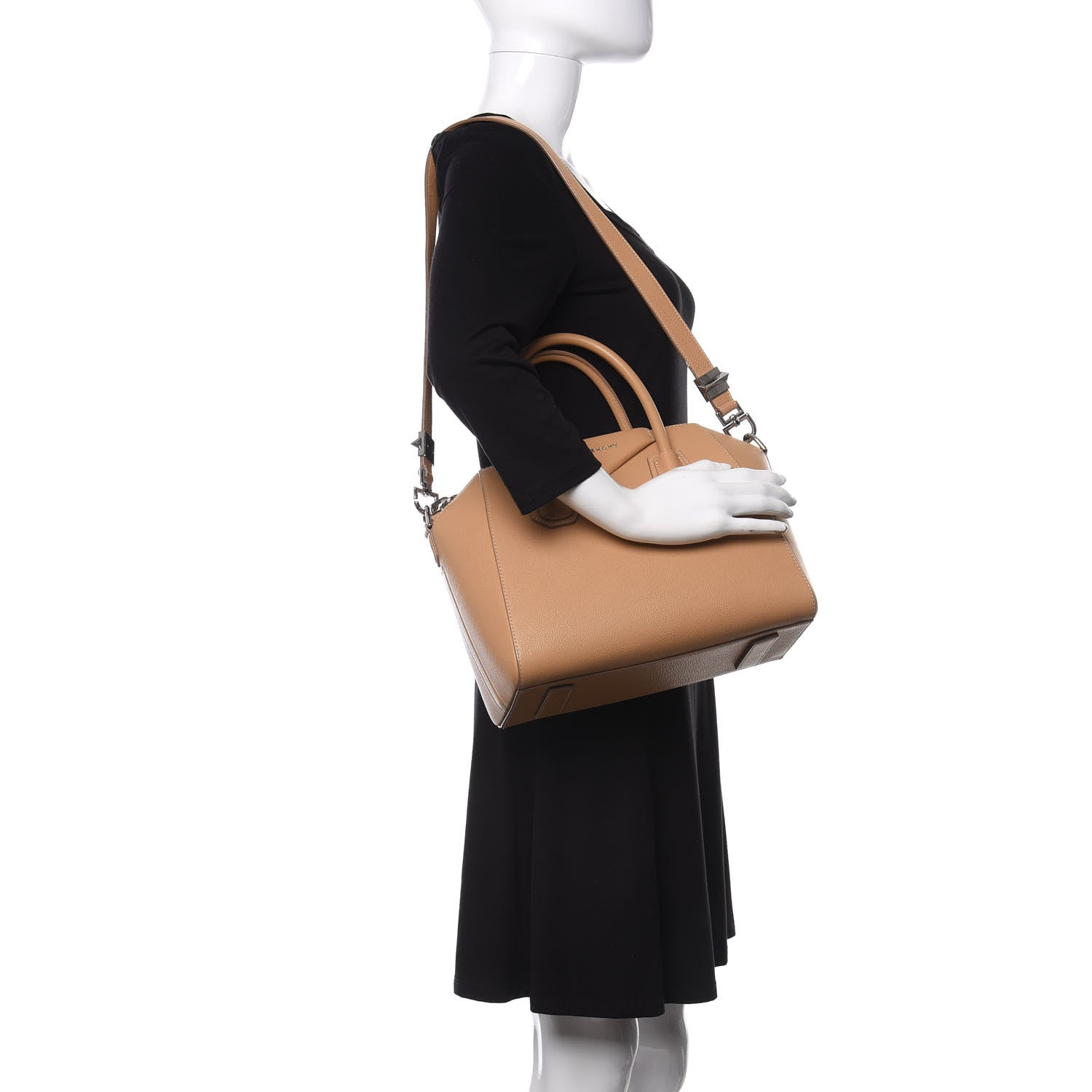 Givenchy Sugar Goatskin Small Antigona Light Beige 2 of 11