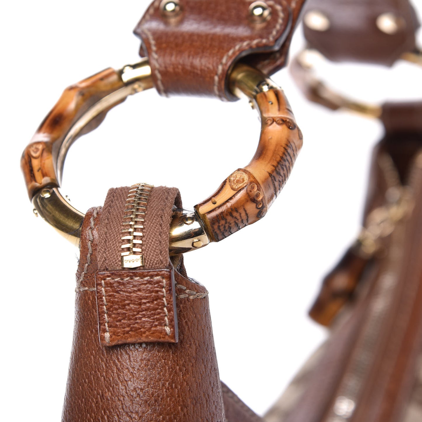 Monogram Bamboo Ring Hobo Brown