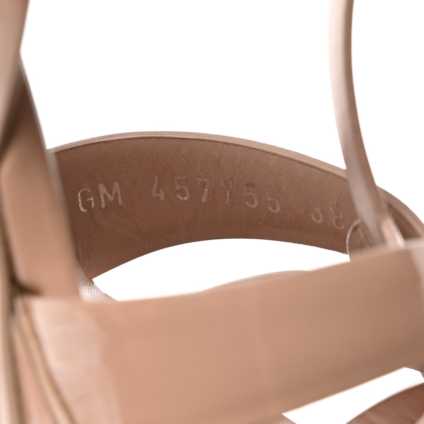 Patent Tribute 75 Platform Sandals 38 Nude