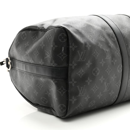 Louis Vuitton Monogram Eclipse Keepall Bandouliere 45 9 of 11