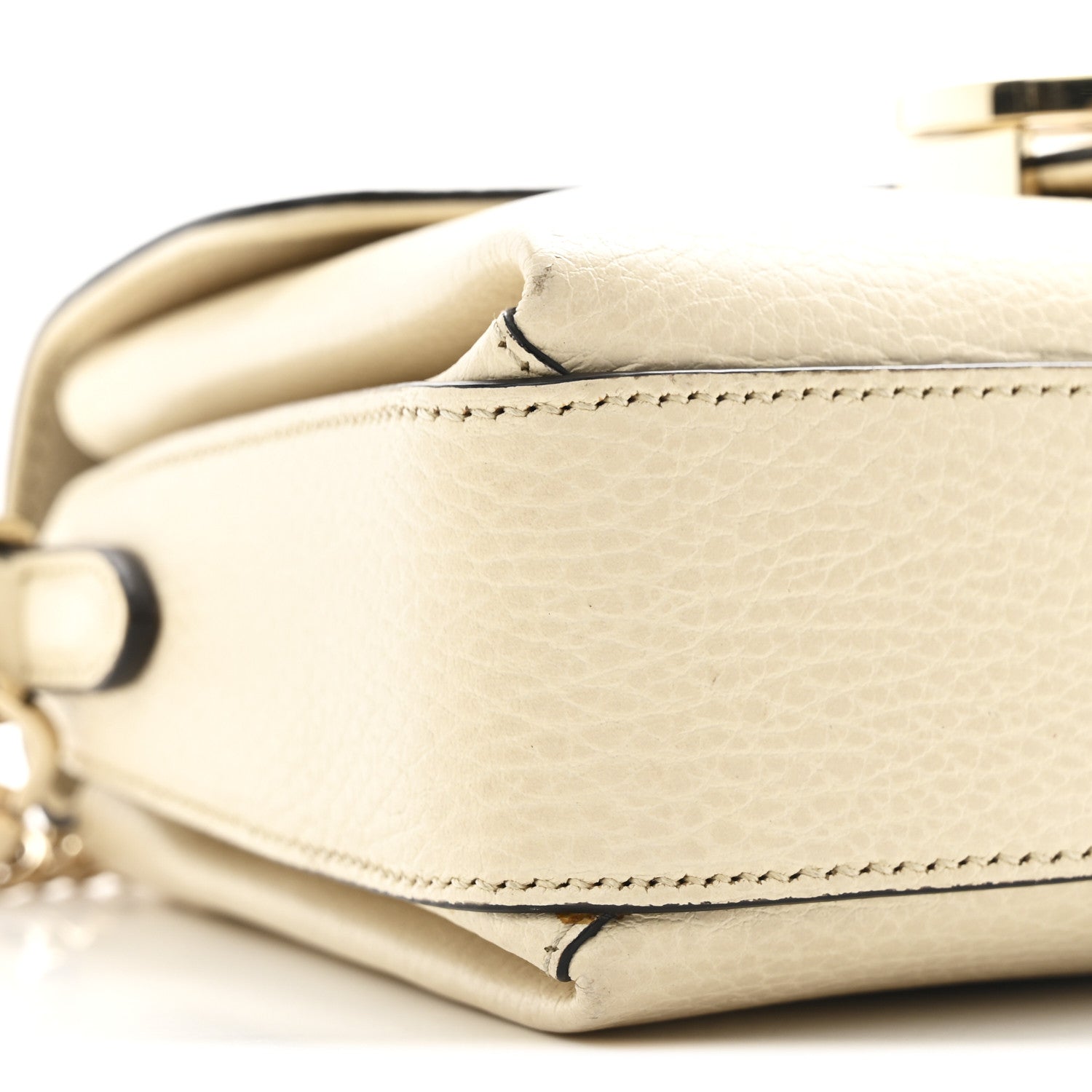 Gucci Dollar Calfskin Interlocking G Crossbody Bag Mystic White 8 of 13