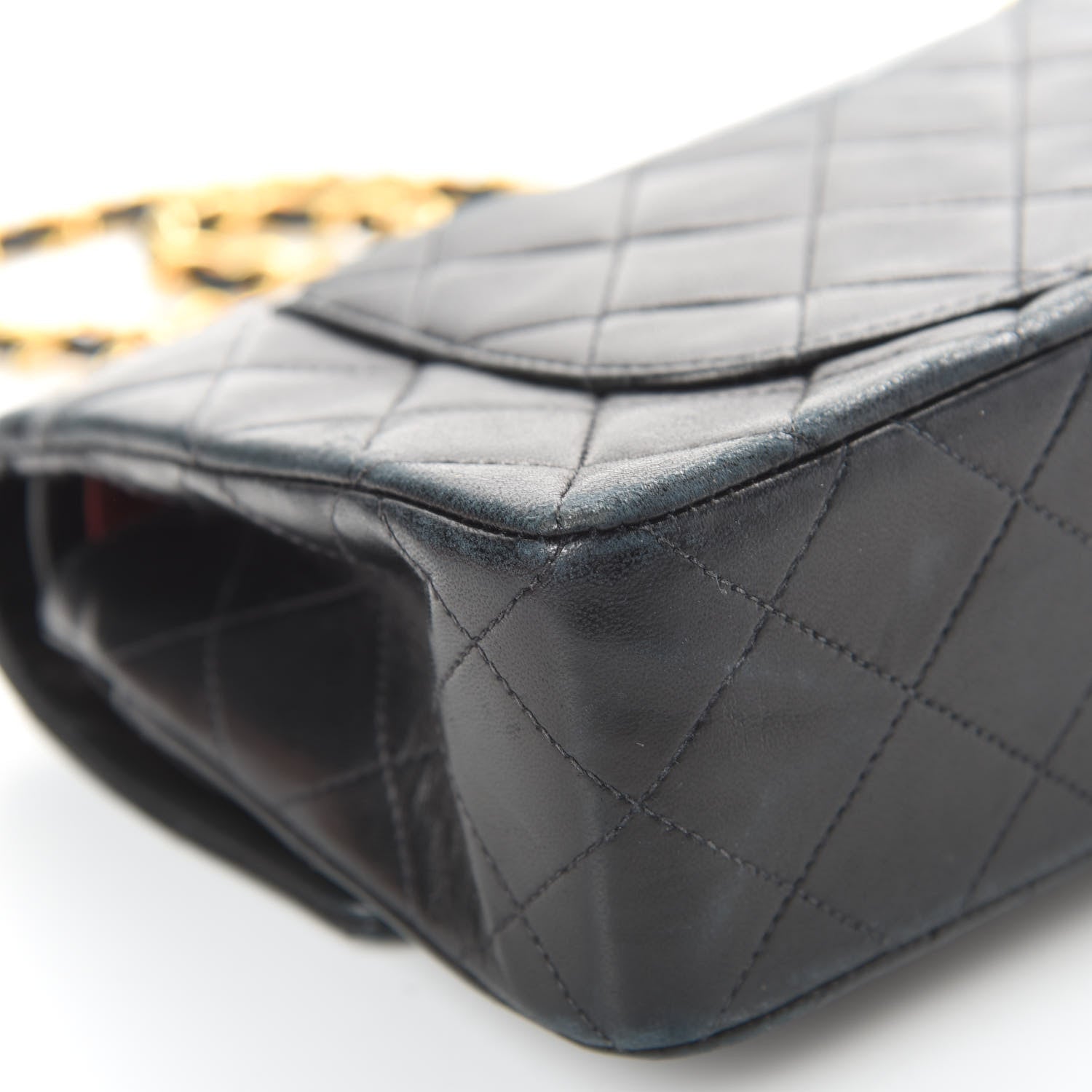 Chanel Lambskin Quilted Small Double Flap Black 12 of 21
