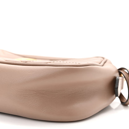 Gucci Calfskin Matelasse Small GG Marmont Chain Shoulder Bag Porcelain Rose 10 of 11