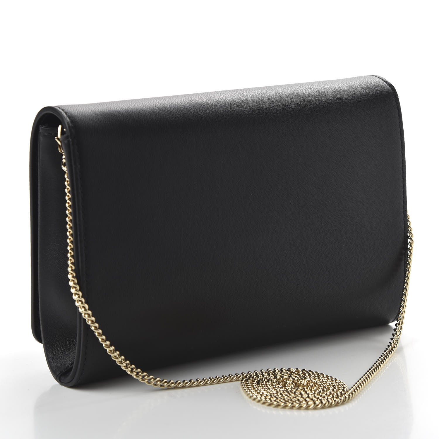 Versace Vitello Palazzo Medusa Evening Clutch Bag Black 3 of 9