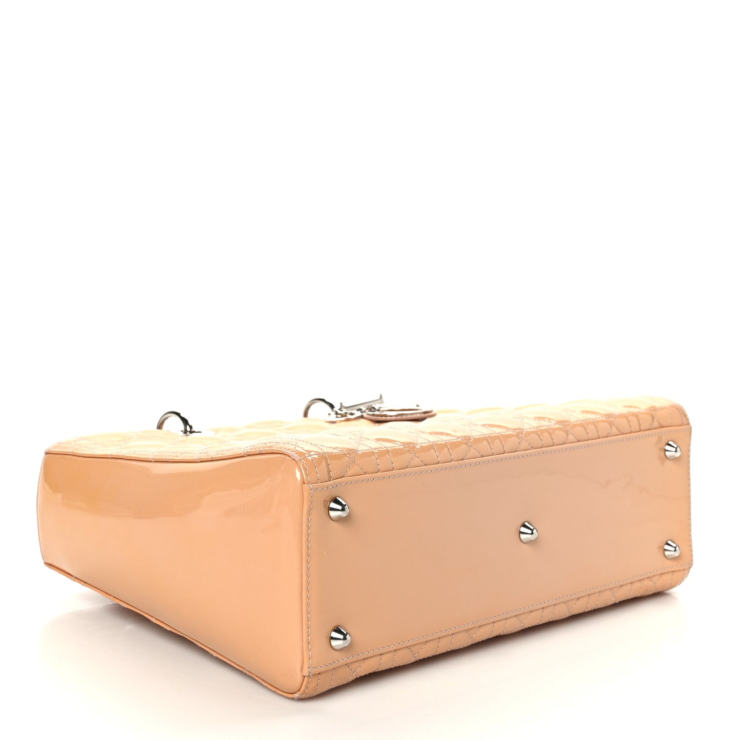 Patent Cannage Large Lady Dior Light Pink